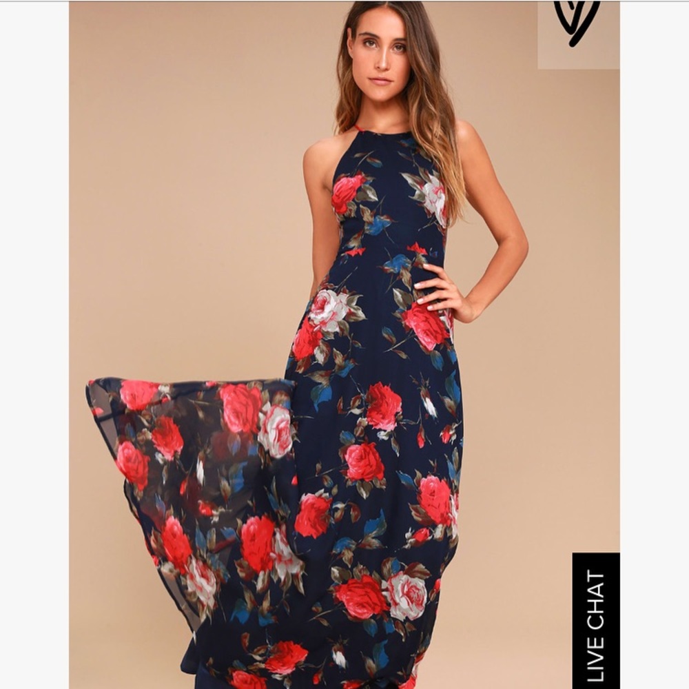 Beautiful long flower dress